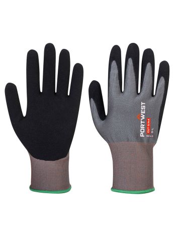 CT Cut D18 Nitrile, L, R, Grey/Black