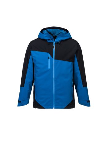 Two-Tone Shell Jacket, L, R, Blue/Black