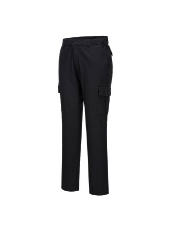 Stretch Slim Combat Trouser, 28, R, Black