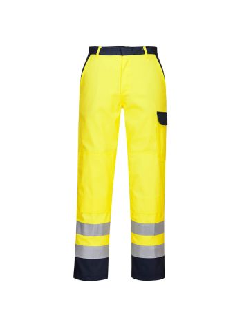 Hi-Vis Bizflame Pro Trousers, L, R, Yellow