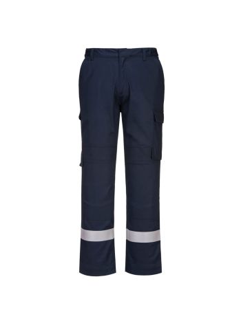 Bizflame Plus Lightweight Stretch Panelled Trouser, L, R, Navy