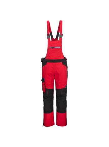 WX3 Bib and Brace, L, R, Deep Red