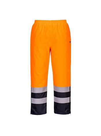 Hi-Vis Winter Trouser, L, R, Orange/Navy