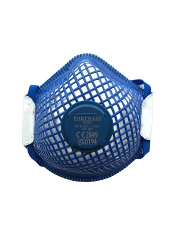 ERGONET FFP2 Valved Dolomite Respirator (Pk10), , R, White