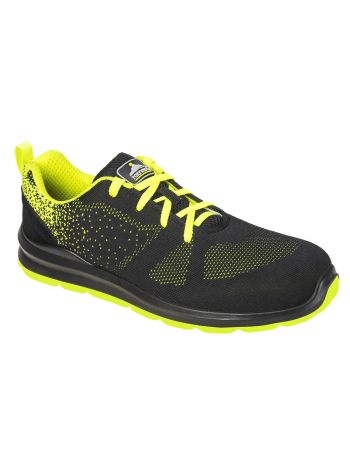 Steelite Aire Trainer S1P, 36, N, Black/Green