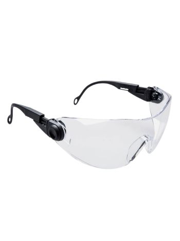 Contoured Safety Spectacles, , R, Clear