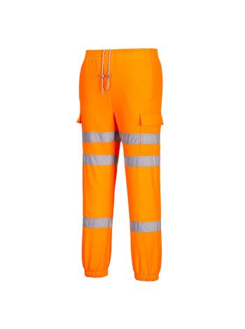 Hi-Vis Three Band Jogger, L, R, Orange